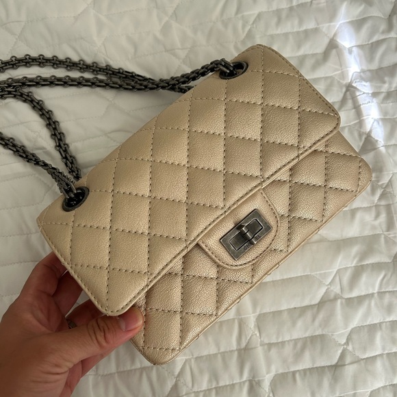 Chanel 2.55 mini beige - Picture 1 of 9